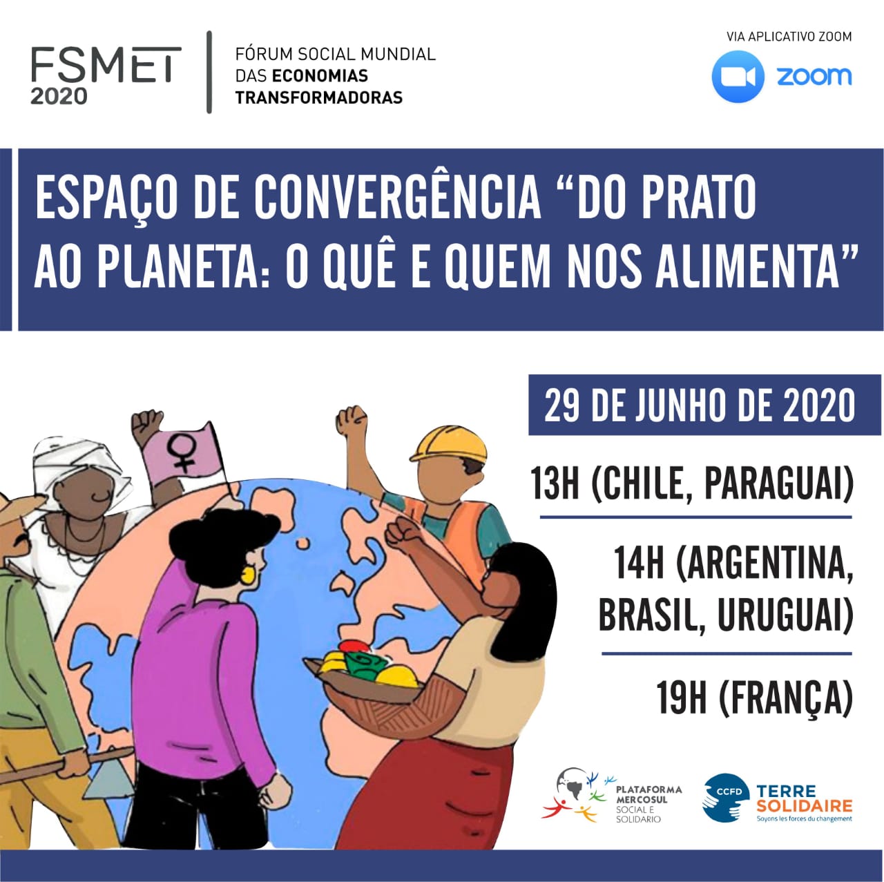 FSMET 2020: Espacio de convergencia “Del plato al planeta: qué y quién nos alimenta”
