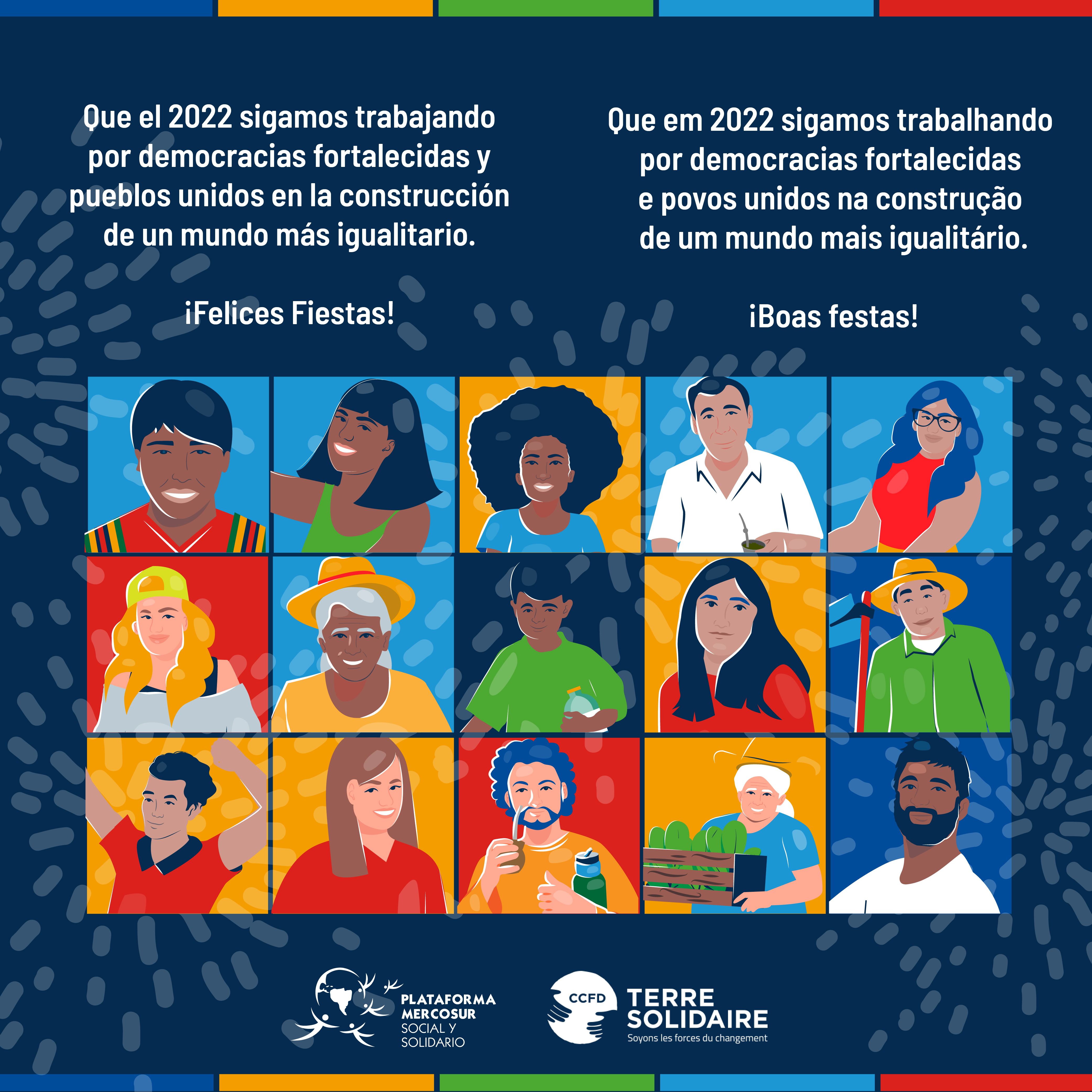 Desde la Plataforma Mercosur Social y Solidario les deseamos ¡Felices Fiestas!