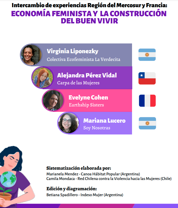 Sistematización | Intercambio de experiencias región Mercosur y Francia: Economía Feminista y la construcción del Buen Vivir