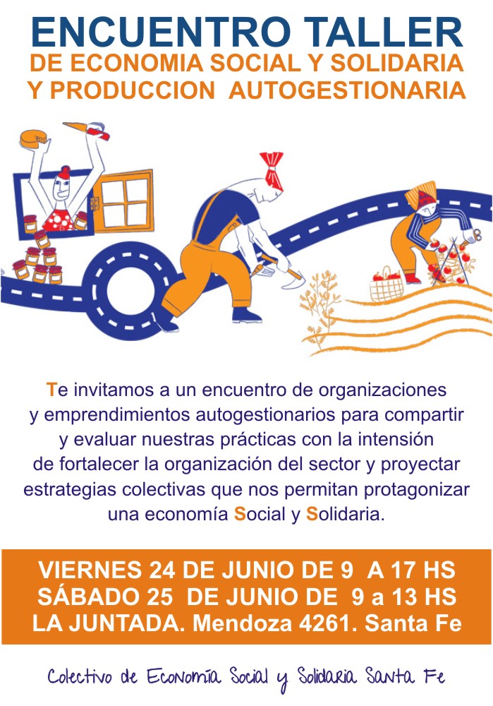 24 y 25 de junio: Encuentro Economía Social y Solidaria en Santa Fe, Argentina